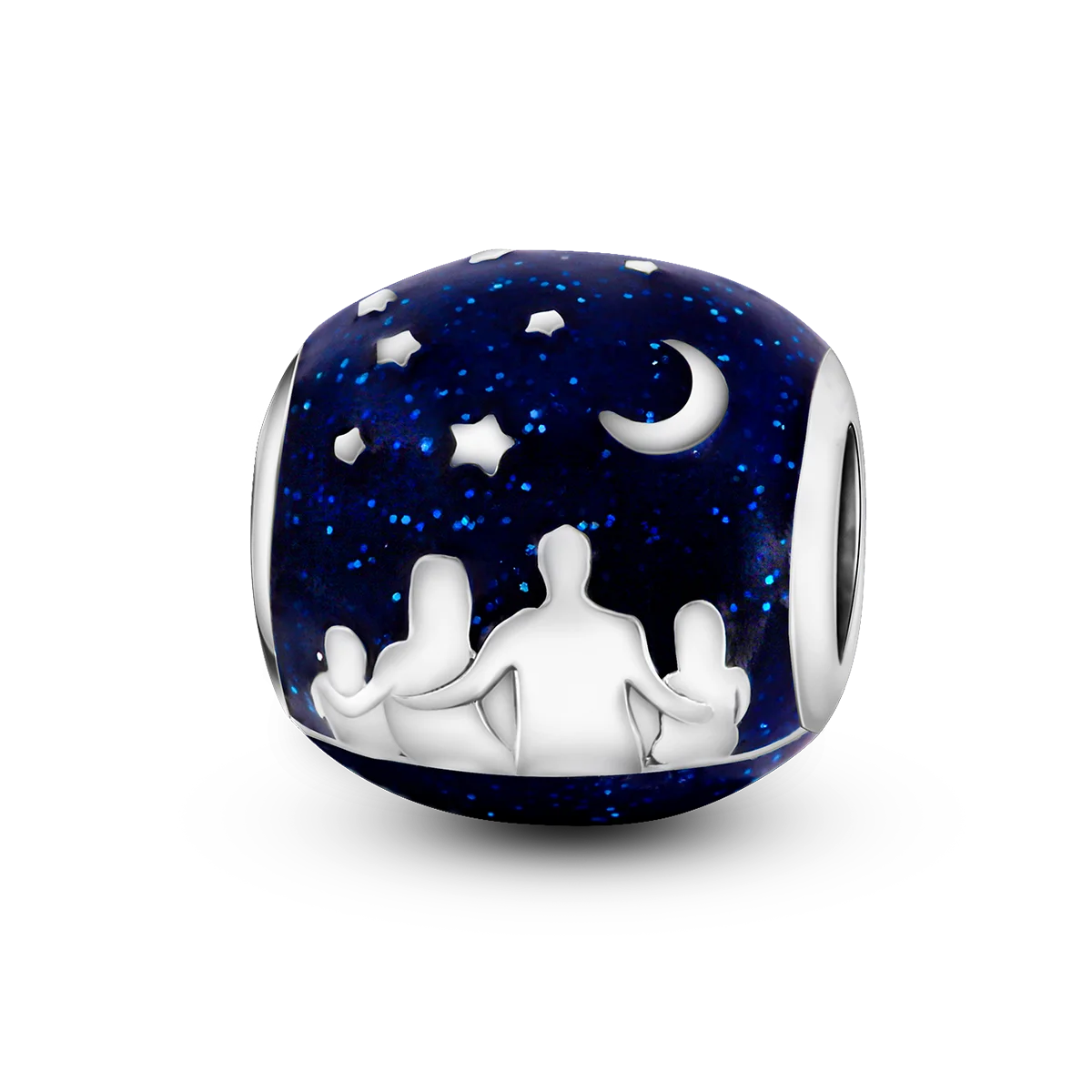Charm-Anhänger aus Silber 925, blaue Serie, passend für Armbänder, Charms, DIY, originelle Mode-Anhänger für Schmuckherstellung