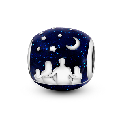 Charm-Anhänger aus Silber 925, blaue Serie, passend für Armbänder, Charms, DIY, originelle Mode-Anhänger für Schmuckherstellung