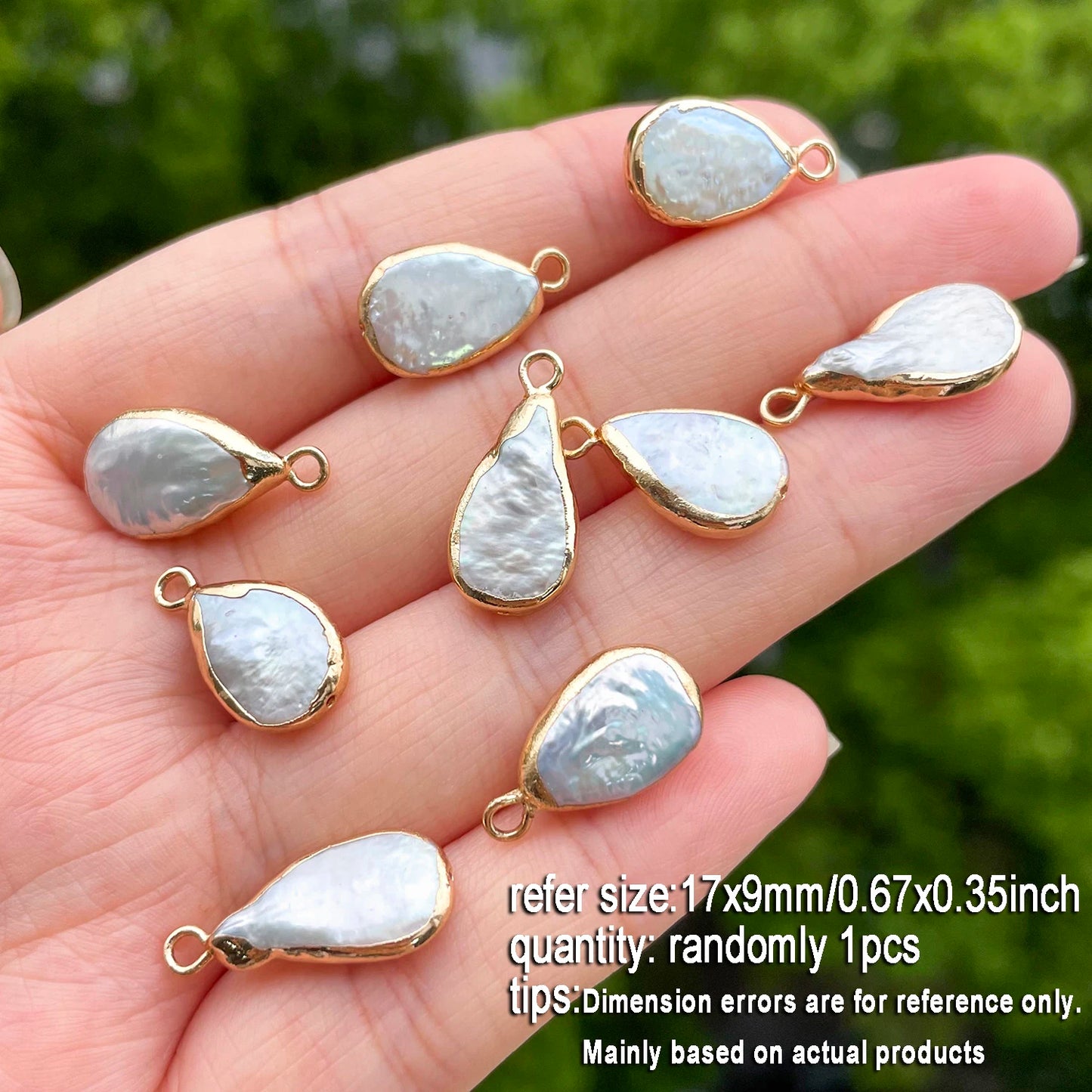 1 stücke Natürliche Süßwasser Perle Anhänger Exquisite Unregelmäßige Barock Geformt Für Schmuck Machen DIY Halskette Armband Zubehör