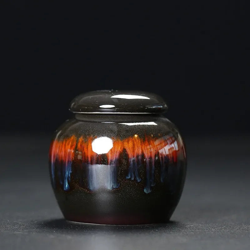 Ceramic Pet Urns Personalized Cremation Burial Coffin Hamster Ashes Container Cat Dog Deceased Pet Souvenir