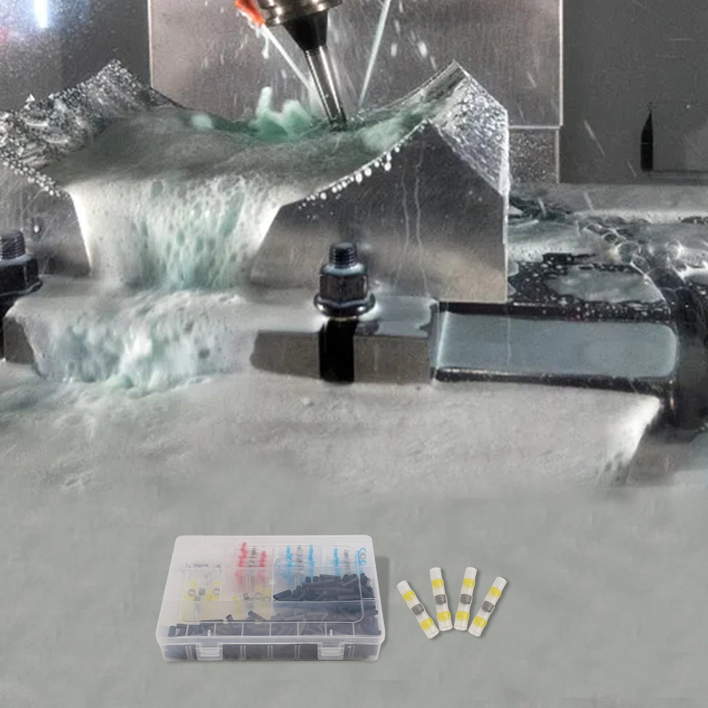 Stoßdrahtverbinder, Schrumpfverbinder, fortschrittliche wasserdichte Funktion, Polyolefin-Schlauch, farbcodiertes Verbindungsrohr