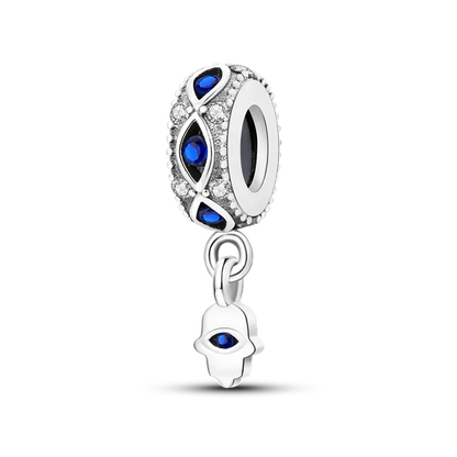 Heißer Verkauf 925 Silber Farbe Evil Eye Charm Dämon Auge Perle Für Original Armband & Armreif DIY Machen Mode Schmuck geschenk