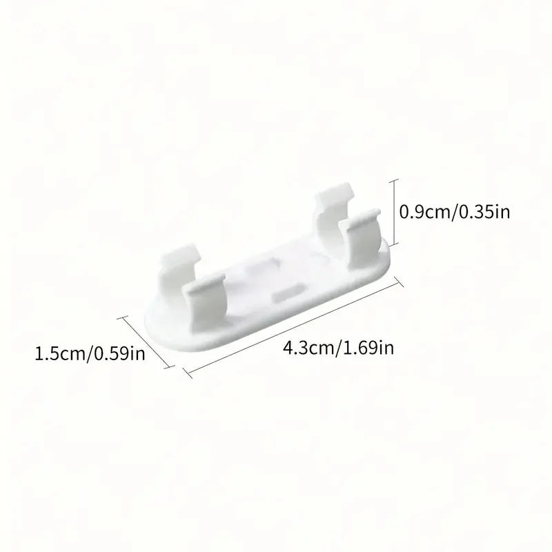 50er-Pack Selbstklebende Kabelclips, Verstellbare Bohrerfreie Kabelorganisatoren für Zuhause & Büro Schreibtisch-Kabelmanagement