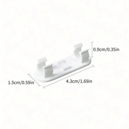 50er-Pack Selbstklebende Kabelclips, Verstellbare Bohrerfreie Kabelorganisatoren für Zuhause & Büro Schreibtisch-Kabelmanagement