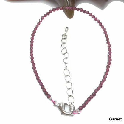 High Quality Natural Stone 2-3mm Handmade Micro Faced Beads Women's Agate Crystal Zircon Bracelet Jewelry Gift