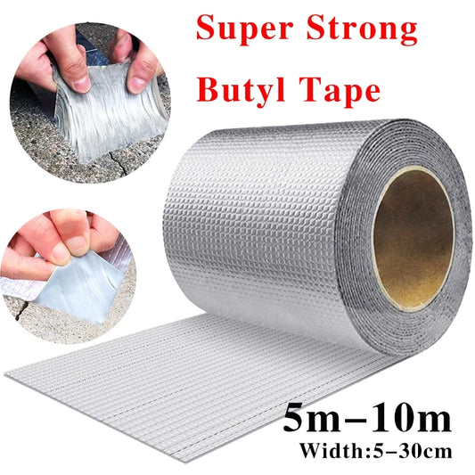 Wasserdichtes Klebeband, hohe Temperaturbeständigkeit, Aluminiumfolie, verdicktes Butylband, Wand, Pool, Dach, Riss, Kanal, Reparatur, versiegeltes Selbstband