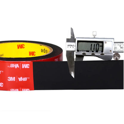 3M 5925 doppelseitiges Klebeband, starker, hochviskoser, hochtemperaturbeständiger, schwarzer, dicker, spurloser Befestigungsaufkleber für die Automobilindustrie