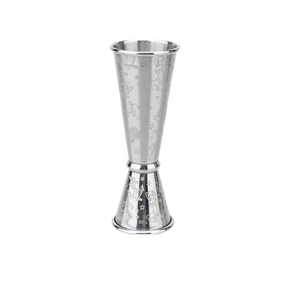 Edelstahl-Cocktail-Jigger, 30/60 ml, doppelseitiger Messbecher, Barkeeper, Werkzeug, Bar-Zubehör, Gold, Silber, Kupfer, 20/40 ml Becher