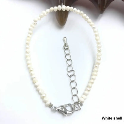 High Quality Natural Stone 2-3mm Handmade Micro Faced Beads Women's Agate Crystal Zircon Bracelet Jewelry Gift