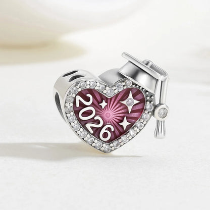 2026 925 Sterling Silber Abschluss-Anhänger Doktorhut-Charms Schmuckherstellung für Klassische Armbänder Damenschmuck DIY Geschenke