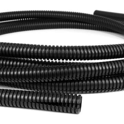 2/5/10M 8 Farben AD 7,5~34,5mm PP Wellrohr Kunststoffrohr für Auto-Kabel Motorrad-Motor Elektrokabel-Schutz Kabelschutzrohr