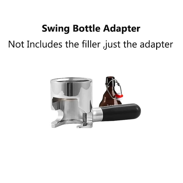 Bierglas-Flaschenfüller-Adapter, entschäumender Bierhahn-Adapter für 28-mm-PET-Flasche, 38-mm-PET-Flasche, Einreichung von Swing-Top-Flaschen