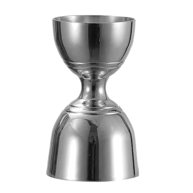 Edelstahl-Cocktail-Jigger, 30/60 ml, doppelseitiger Messbecher, Barkeeper, Werkzeug, Bar-Zubehör, Gold, Silber, Kupfer, 20/40 ml Becher