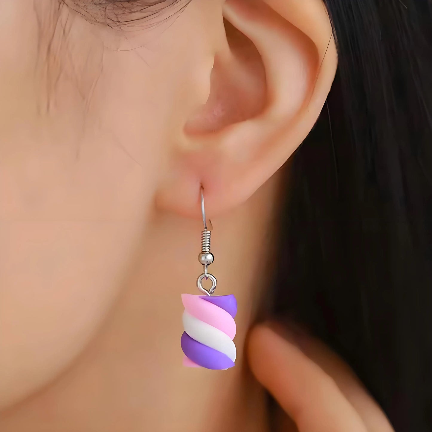 5/10 stücke Bunte Simulation Marshmallow Charms Harz Candy Anhänger für DIY Armbänder Halsketten Ohrringe Schmuck Machen Accessori