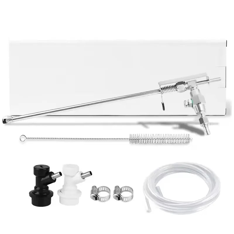 Edelstahl Flasche Füllstoff Bier Pistole, Homebrew Bier Fass Co2 Füllung Abfüllung Gerät Kohlensäure Kit, einhand Intuitive Bedienung