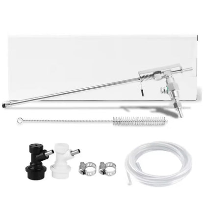Edelstahl Flasche Füllstoff Bier Pistole, Homebrew Bier Fass Co2 Füllung Abfüllung Gerät Kohlensäure Kit, einhand Intuitive Bedienung