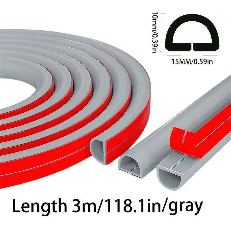 1 Rolle 300 cm Kabelmanagement-Hülle - Selbstklebende PVC-Kabelabdeckung für Wand & Boden, Isolierte Kabelabdeckung