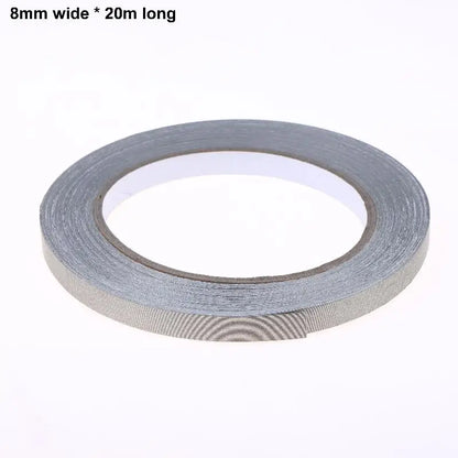 Elektrisches Klebeband, doppelt leitfähiges Gewebeklebeband, 20 m, 5–50 mm Breite, einseitiges Klebeband zur EMI-Abschirmung für Laptops, Mobiltelefone, LCD-Bildschirme