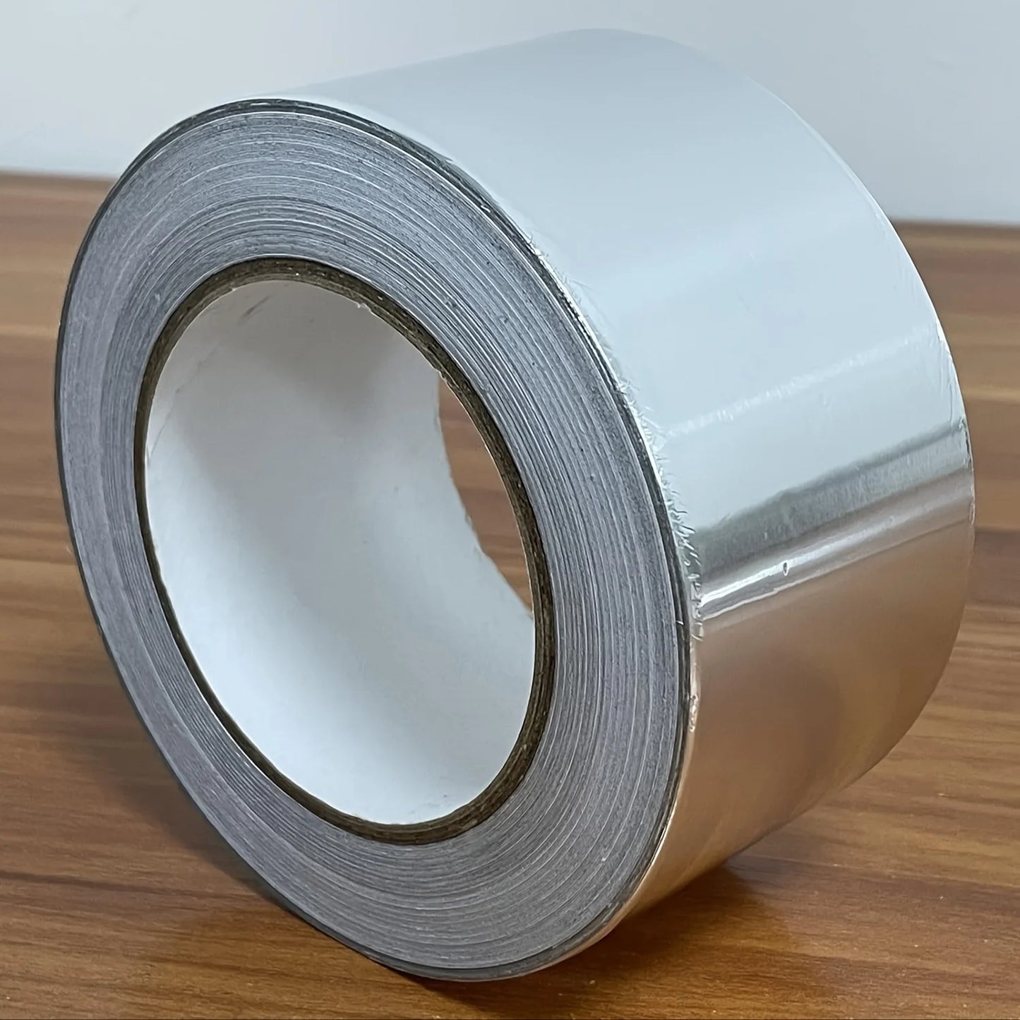 Aluminiumfolienband 50m, 50µ/0,05mm, Stark Klebend für Abdichtung, Isolierung, Hitzebeständigkeit, Verschiedene Breiten (2-20cm) für HVAC