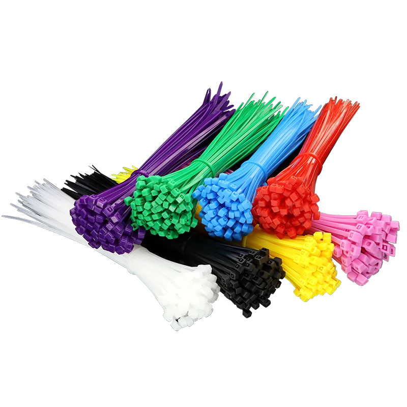 100 Stück selbstsichernde Nylon-Kabelbinder 100/150/200mm – Verstellbare Kabelbinder aus Kunststoff für Haus und Garten
