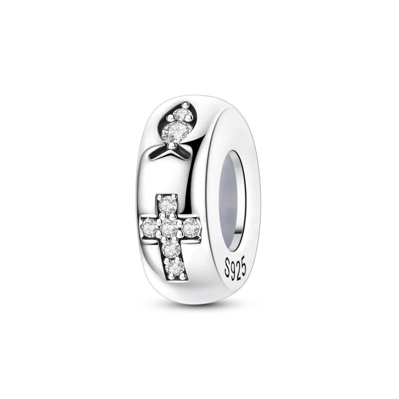 Clip-Perle mit Tiermotiv, 925er-Sterlingsilber, Löwe, Tiger, Elefant, Hund, Positionierungsperle, passend für Original-Armbänder, DIY-Schmuck