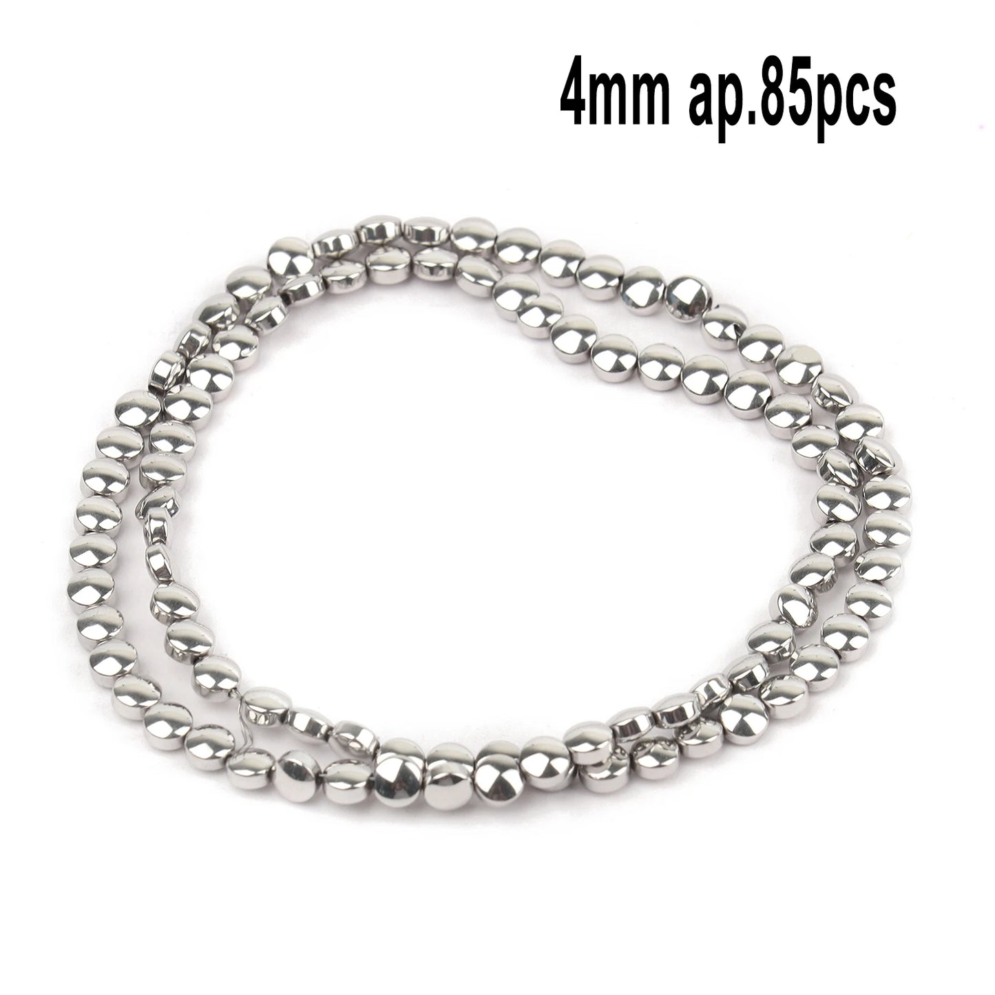 Großhandel AAA Rhodium Hämatit Perlen Charms Herz Stern Rohr Facettierte Runde Unregelmäßige Geometrische Form Perlen Für Schmuck Machen