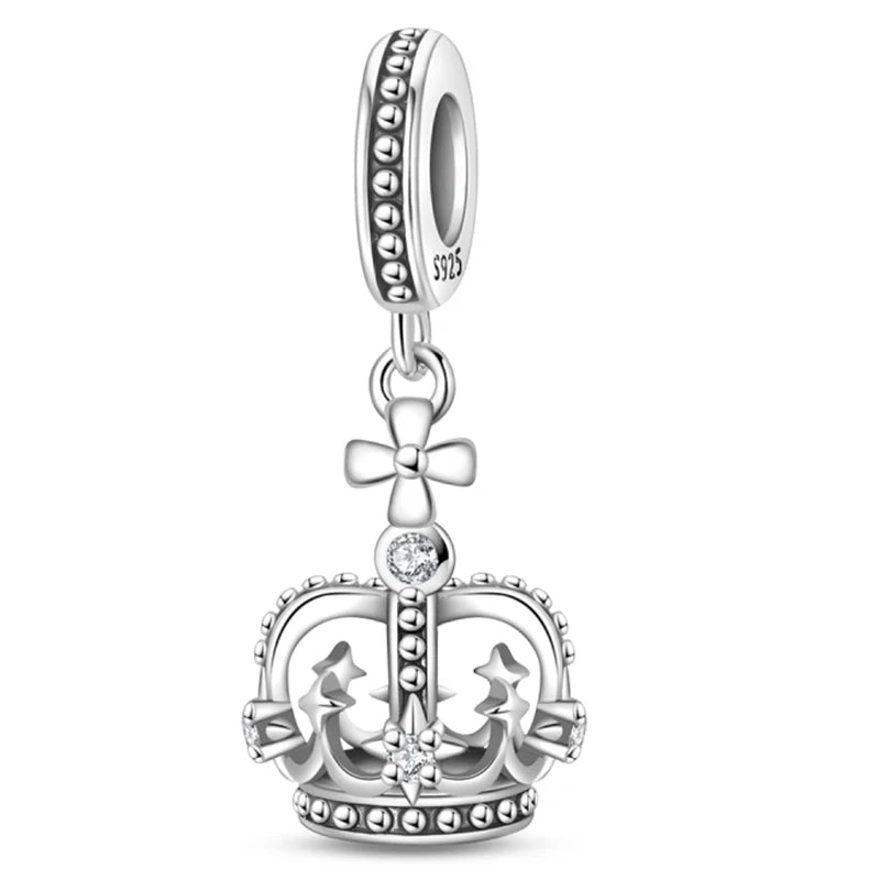 Heißer Verkauf Charms Perlen 925 Sterling Silber Farbe Bogen Kreuz Lebensbaum Perlen Fit DIY Original Armreif Charme Anhänger Schmuck