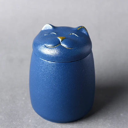 Katze form Urne für Pet Asche-Katze Form Memorial Urnen-Handarbeit Schwarz Dekorative Urnen für Beerdigung, katze urne, Hund urne