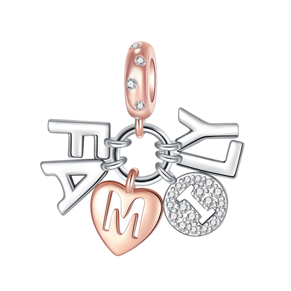 925 Sterling Silber Familie Schmetterling Flugzeug baumeln Perlen passen original Pandora Charms Armbänder DIY Perle Frauen Schmuck herstellung