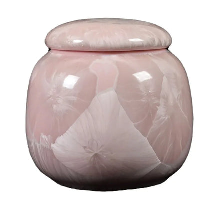 Pet memorial urn for human ashes, personalized pet urn for human cremation, small dog pet, Japanese mourning urn for ashes