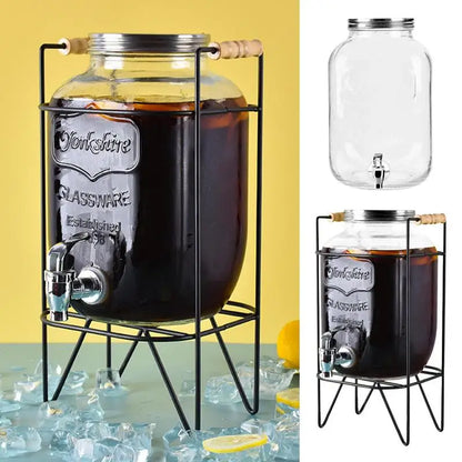Krüge für Getränke 4l Getränke krug Spender für Partys luftdichtes Getränk Limonade Spender glas mit Zapfen Cocktail Wein