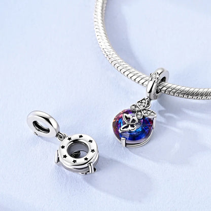 Neue 925 Sterling Silber Charms Perlen Fisch Einhorn Schmetterling Bogen Anhänger DIY Frauen Armband Schmuck Geschenk