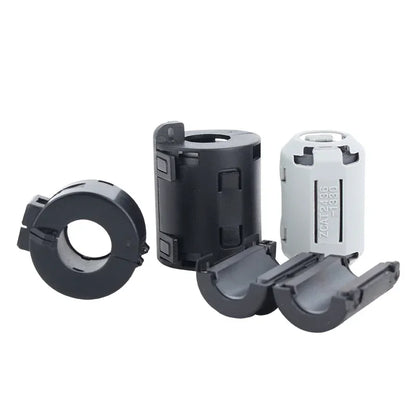 10 Stück Audiokabel Magnetringfilter Clip-on RFI EMI um Ferrit Nickel Anti-Interferenz-Anschluss 5 mm-13 mm