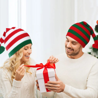 Weihnachtsmütze im Weihnachtsmann-Kostüm-Stil, festliche Mütze für Outdoor-Aktivitäten, Urlaub, Party, Dekoration und Weihnachtsgeschenke für die Familie