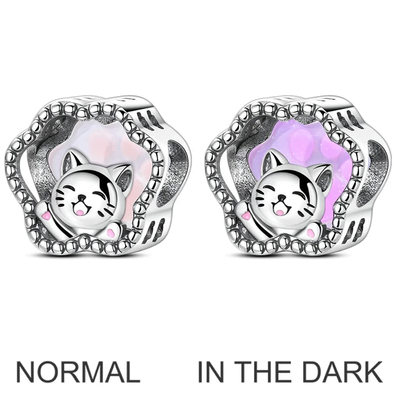 Original-Charm-Perle aus 925er-Sterlingsilber mit eingelegtem Zirkonium, Schleife, Liebesherz, Ballon-Anhänger, passend für Armbänder, DIY-Schmuckmarkierung