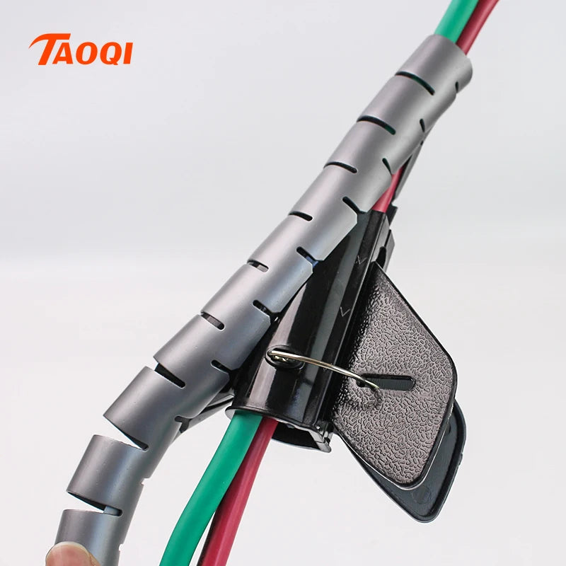 10 Mt/los Wicklung Rohr 8/10/12/16/22mm Draht Veranstalter Kabel Schutz Hülse Rohr schutz Hülse Spirale Wrap Wickel Protector