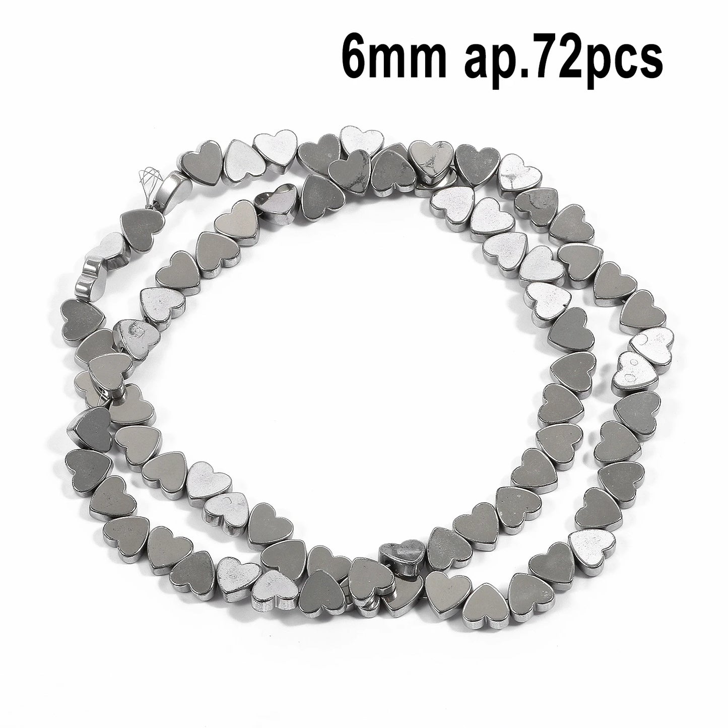 Großhandel AAA Rhodium Hämatit Perlen Charms Herz Stern Rohr Facettierte Runde Unregelmäßige Geometrische Form Perlen Für Schmuck Machen