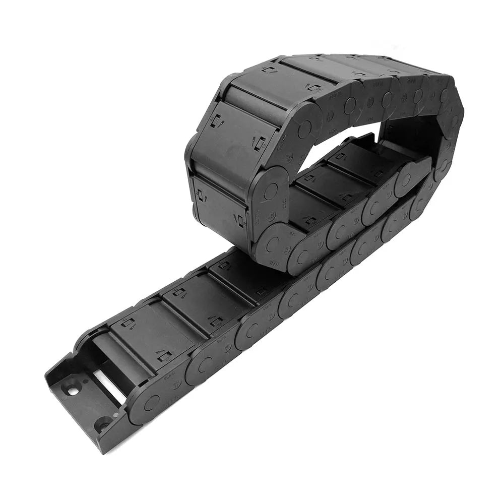 JFLO 25-Serie, 1 Meter Schleppkette, Drahtträger, Kabelhalter, Kanal geschlossen, beidseitig offen, CNC-Übertragungsteile, Schleppleine