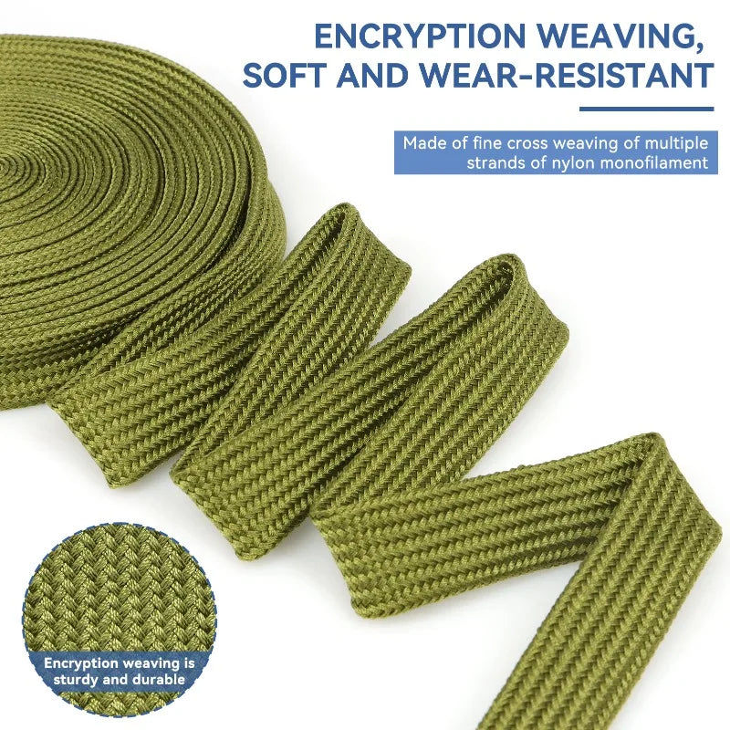 2/5 m armeegrüne Kabelhülse, 2,5 mm-60 mm, hochdichtes Polyamid, isolierter Drahtschutz, erweiterbare Hülle, eng geflochtenes Nylon