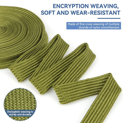 2/5 m armeegrüne Kabelhülse, 2,5 mm-60 mm, hochdichtes Polyamid, isolierter Drahtschutz, erweiterbare Hülle, eng geflochtenes Nylon