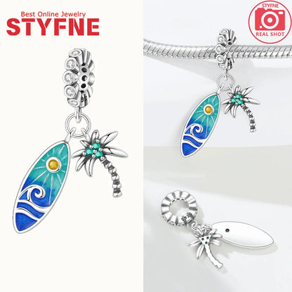 Neue Charms aus 925er Silber, griechischer Tempel, Pariser Turm, London, Big Ben, Perlenanhänger, passend für Original-Armbänder, DIY, kultureller edler Schmuck, Geschenk
