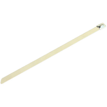 100 Stück 304 # Edelstahl-Kabelbinder, 7,9 x 1000 mm, robust, selbstsichernd, superlang, Einweg-Befestigungsklemme, Bindeseil