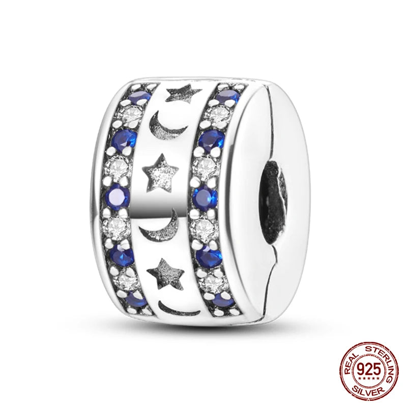 Fit 925 Original Armband 100 % 925 Sterling Silber Glänzende Bunte Zirkon Herz Charms Perlen Exquisite DIY Schmuck Geschenk
