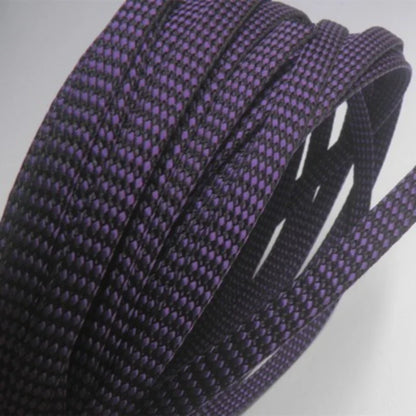 Kabel hülse lila schwarz Kabel hülsen 12mm isoliertes Geflecht pp Baumwollgarn Haustier erweiterbare Hülse Wickel draht Kabels chutz