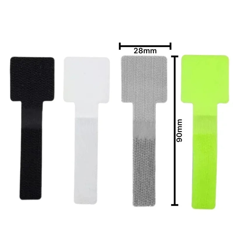 10–200 Stück wiederverwendbarer Kabel-Organizer für Schreibtisch, Drahtwickler, Kabelbinder-Organizer, selbstklebende Kabel-Seilhalter, Kordelschutzgurte