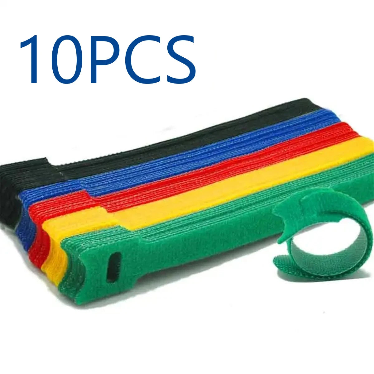 10/200 Stück abnehmbare Kabelbinder, farbige Kunststoffe, wiederverwendbare Kabelbinder, Nylon-Schlaufenwickel, Reißverschluss, Typ Kabelbinder, Drahtverband