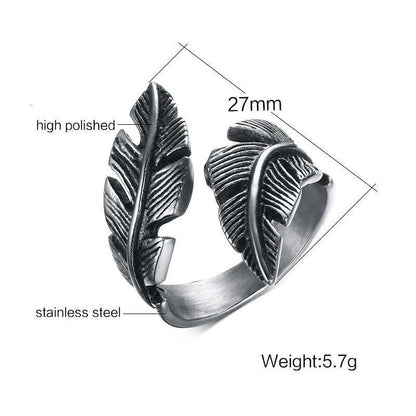 Vnox Vintage-Federring für Herren, Schmuck, Edelstahl, Biker-Stil, Handpolieren, US-Größe 7, 8, 9, 10, 11, 12