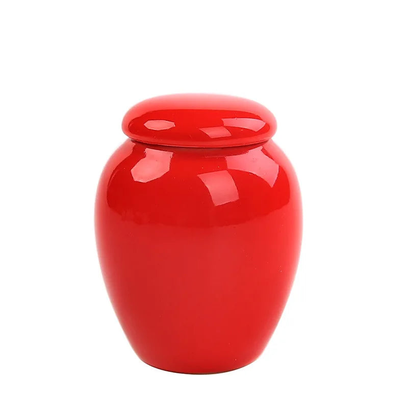 Keramik versiegelte Haustier-Urnen flasche, Leerer Kasten behälter, Urnen für Hunde asche, Mini Multi-Color, Kleine Haustier-Urne, 45ml