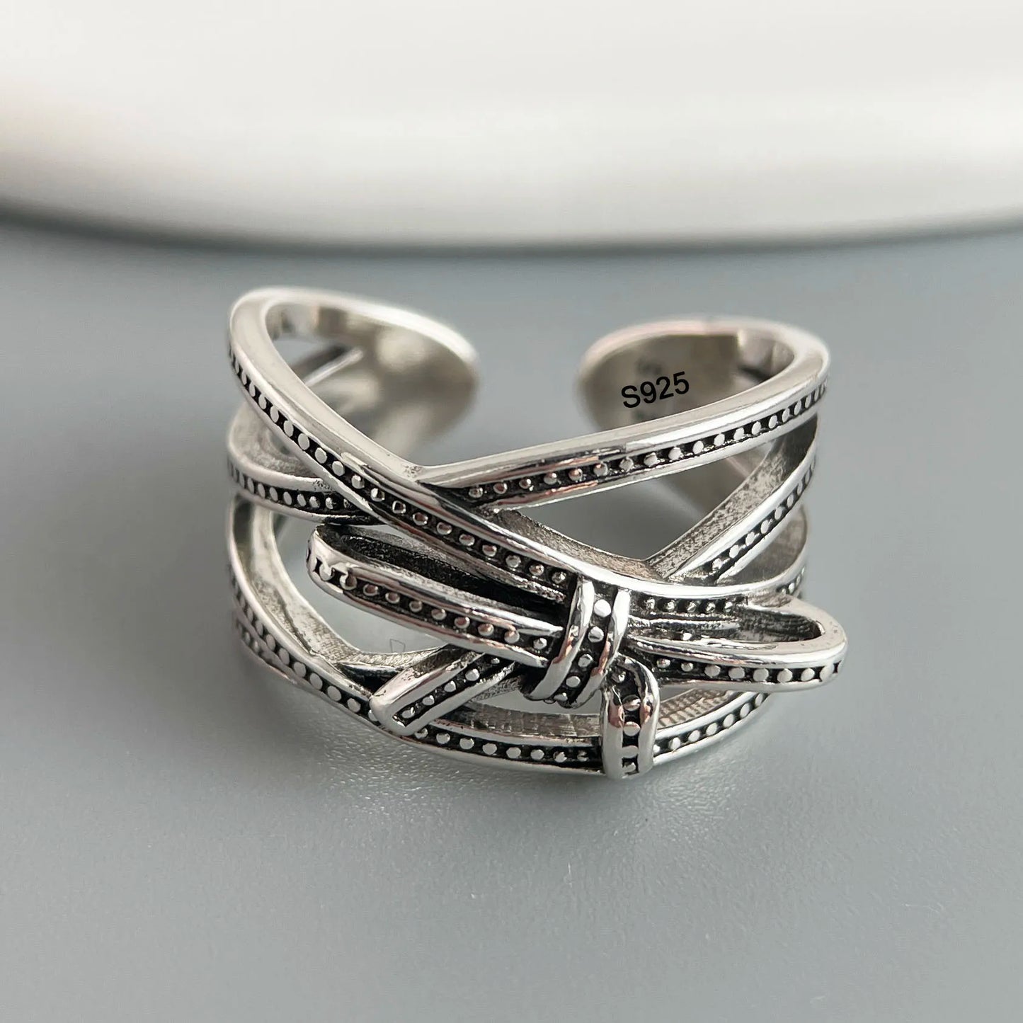 Ringe aus 925er-Sterlingsilber für Damen, Paare, minimalistisch, handgefertigt, schlicht, Retro-Blumen-Herz-Ring, edler Schmuck, Geschenk, verhindert Allergien