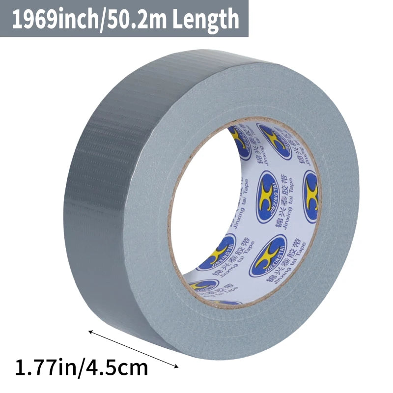 Hochleistungs-Stoffklebeband, 45 mm breit, 11 mil dick, wasserdicht, stark haftendes Stoffband für Reparaturen, DIY-Bastelarbeiten, mehrfarbig, 1 Rolle